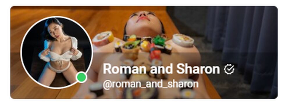 Full leaked Roman and sharon private onlyfans photo