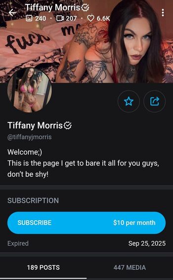 Tiffany J Morris